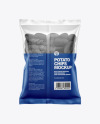 Bag With Black Potato Chips Mockup