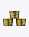 Three Matte Cups Mockup Three Matte Cups Mockup