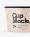 Three Matte Cups Mockup Three Matte Cups Mockup