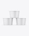 Three Matte Cups Mockup Three Matte Cups Mockup