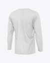 Men's Long Sleeve T-Shirt Mockup