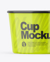 Three Glossy Cups Mockup