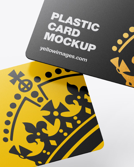 Plastic Cards Mockup