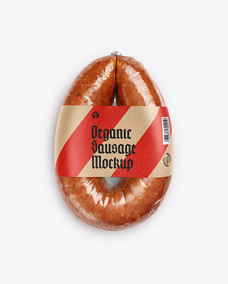 Krakowska Sausage Mockup