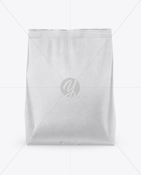 Kraft Stand-Up Bag Mockup - Front View