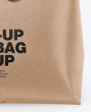 Kraft Stand-Up Bag Mockup - Front View