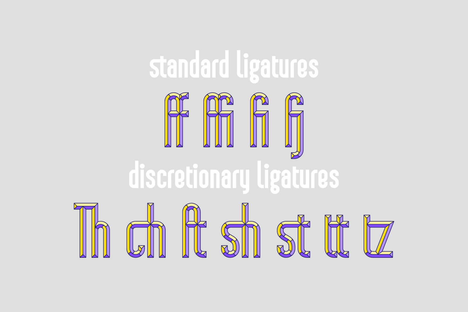 Sansterdam color font Sansterdam color font