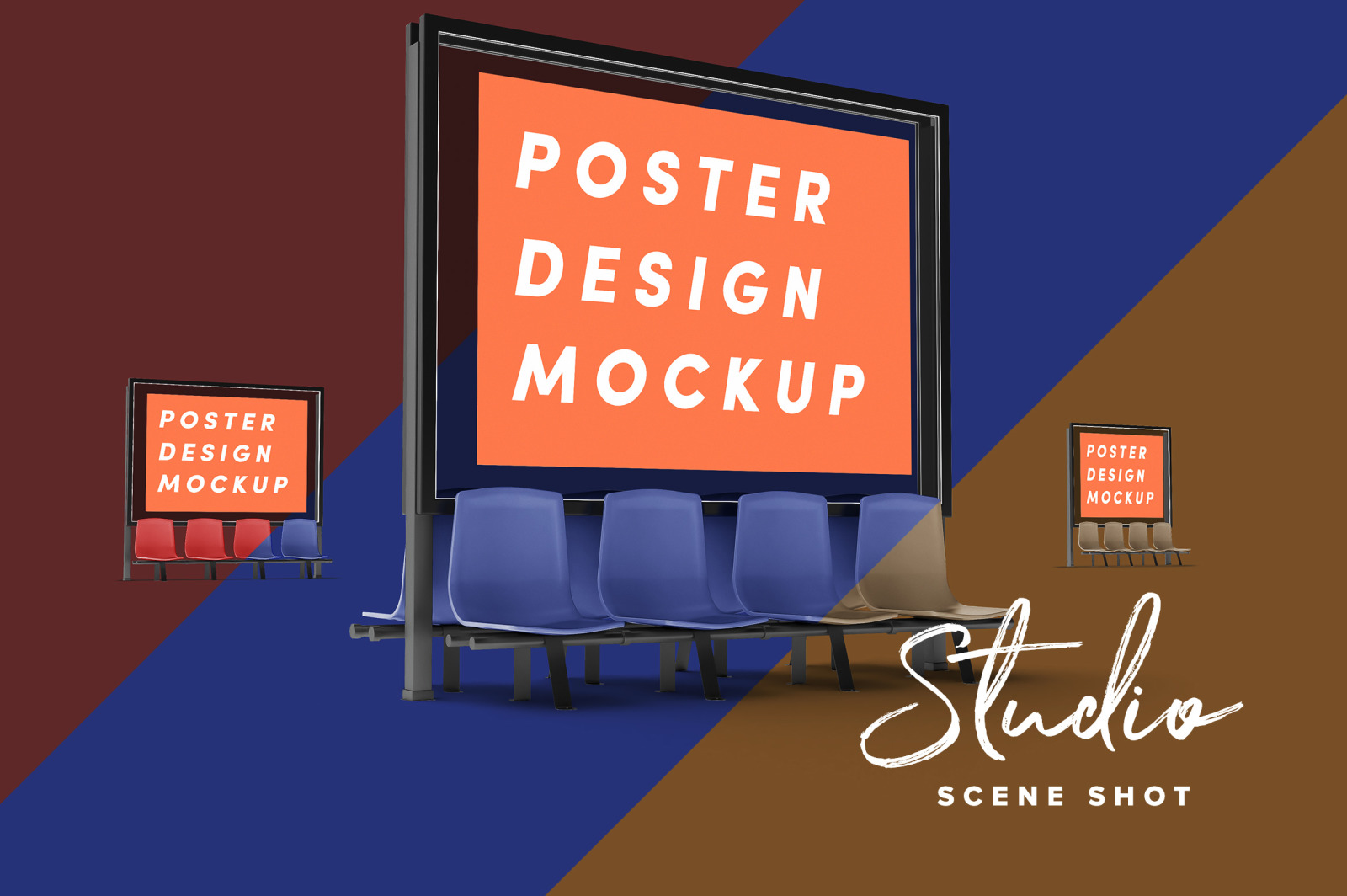 Poster Design Mockup (Bus Stop) Poster Design Mockup (Bus Stop)