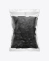 Matte Bag With Black Nachos Mockup