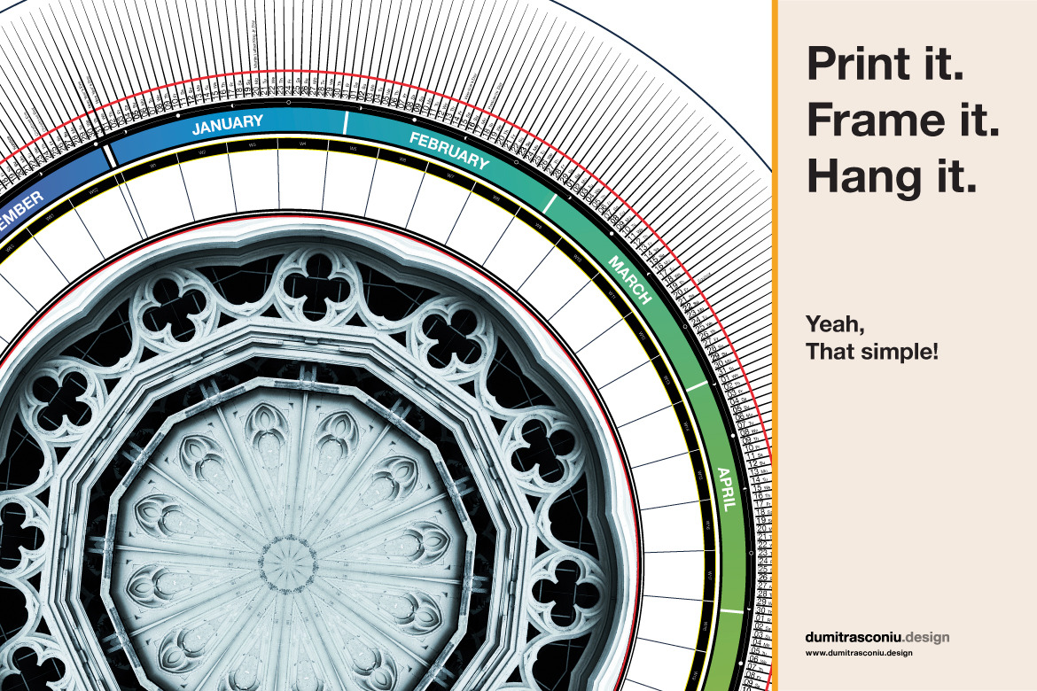 Circular Calendar 2020