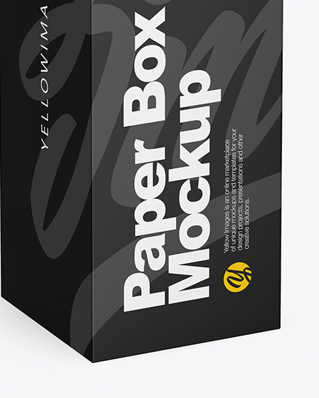 Paper Box Mockup