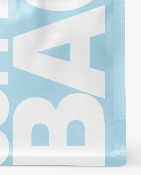 Matte Coffee Bag With Clip Mockup Matte Coffee Bag With Clip Mockup