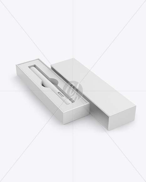 Opened Box w/ Vape Pen Mockup