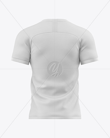 Men’s Soccer Jersey Mockup - Back View