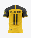 Men’s Soccer Jersey Mockup - Back View