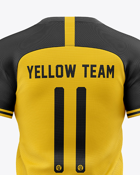 Men’s Soccer Jersey Mockup - Back View