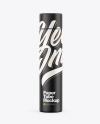 Matte Paper Tube Mockup