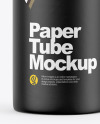 Matte Paper Tube Mockup