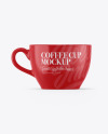 Glossy Coffee Cup Mockup