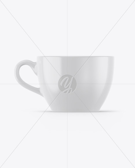 Glossy Coffee Cup Mockup