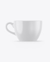 Glossy Coffee Cup Mockup