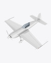 Sport Airplane Mockup - Half Side View