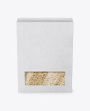 Kraft Box with Oatmeal Mockup - Front View