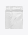 Glossy Bag with Coffee Capsules Mockup