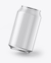 Metallic Drink Can w/ Glossy Finish Mockup