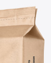 Kraft Paper Bag with Coffee Capsules Mockup