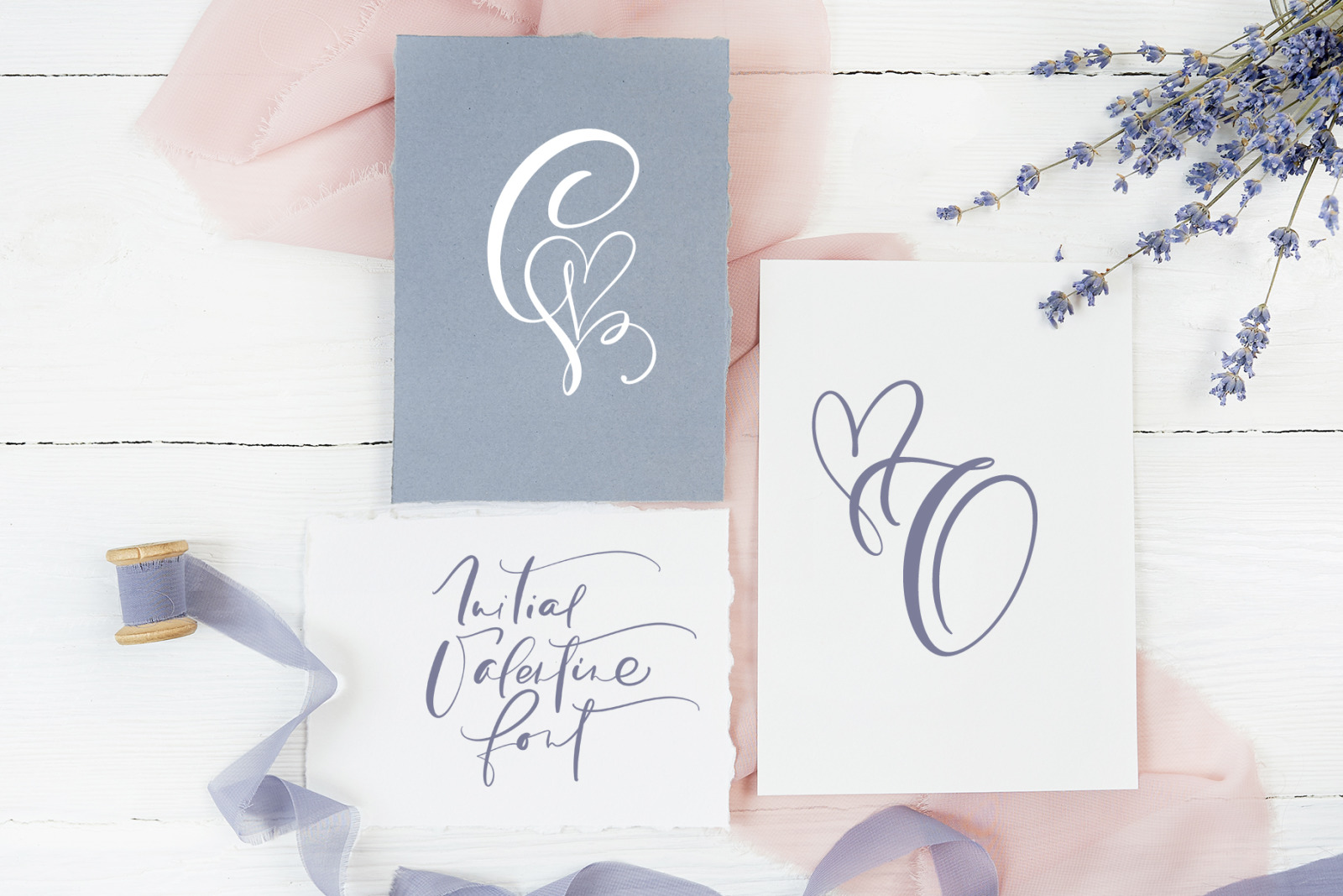 Initial Valentine Font Initial Valentine Font