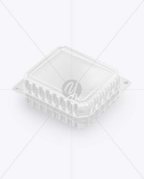 Plastic Food Tray Mockup