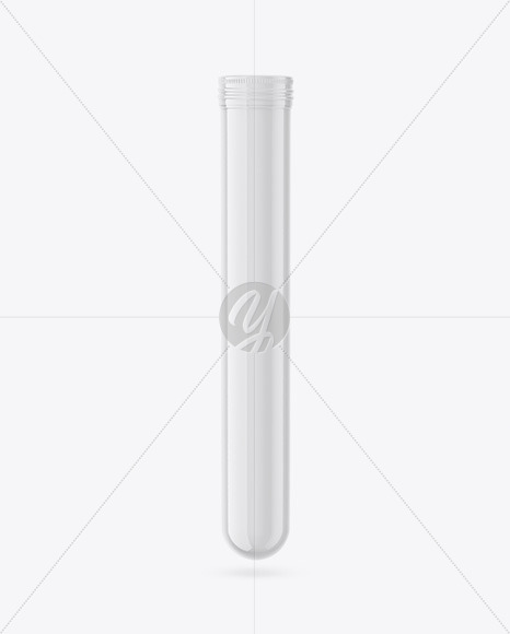 Glossy Metallic Cigar Tube Mockup - Free Download Images High Quality