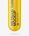 Glossy Metallic Cigar Tube Mockup