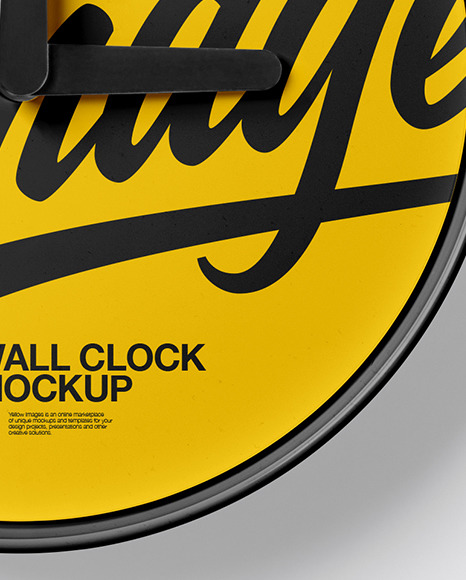 Wall Clock Mockup