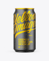 Matte Metallic Can Mockup Matte Metallic Can Mockup