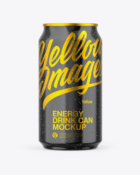 Glossy Can Mockup