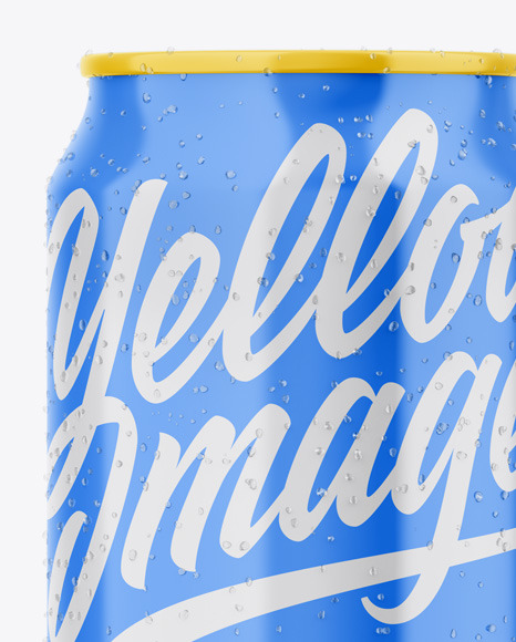 Glossy Can Mockup