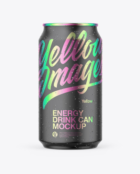Matte Can Mockup Matte Can Mockup