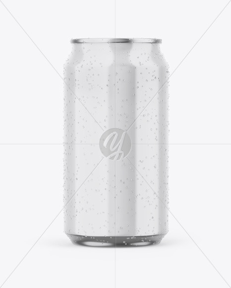 Metallic Can W/ Glossy Finish Mockup Metallic Can W/ Glossy Finish Mockup