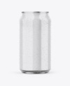 Metallic Can W/ Glossy Finish Mockup