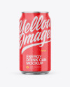 Metallic Can W/ Glossy Finish Mockup Metallic Can W/ Glossy Finish Mockup