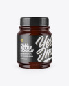 Amber Pills Bottle Mockup