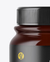 Amber Pills Bottle Mockup