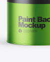 Matte Metallic Paint Bucket Mockup