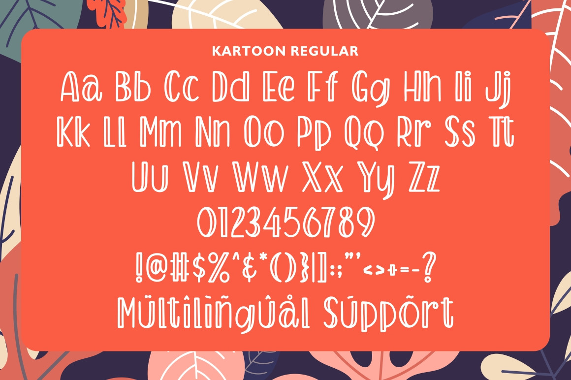 Kartoon - Display Font Kartoon - Display Font