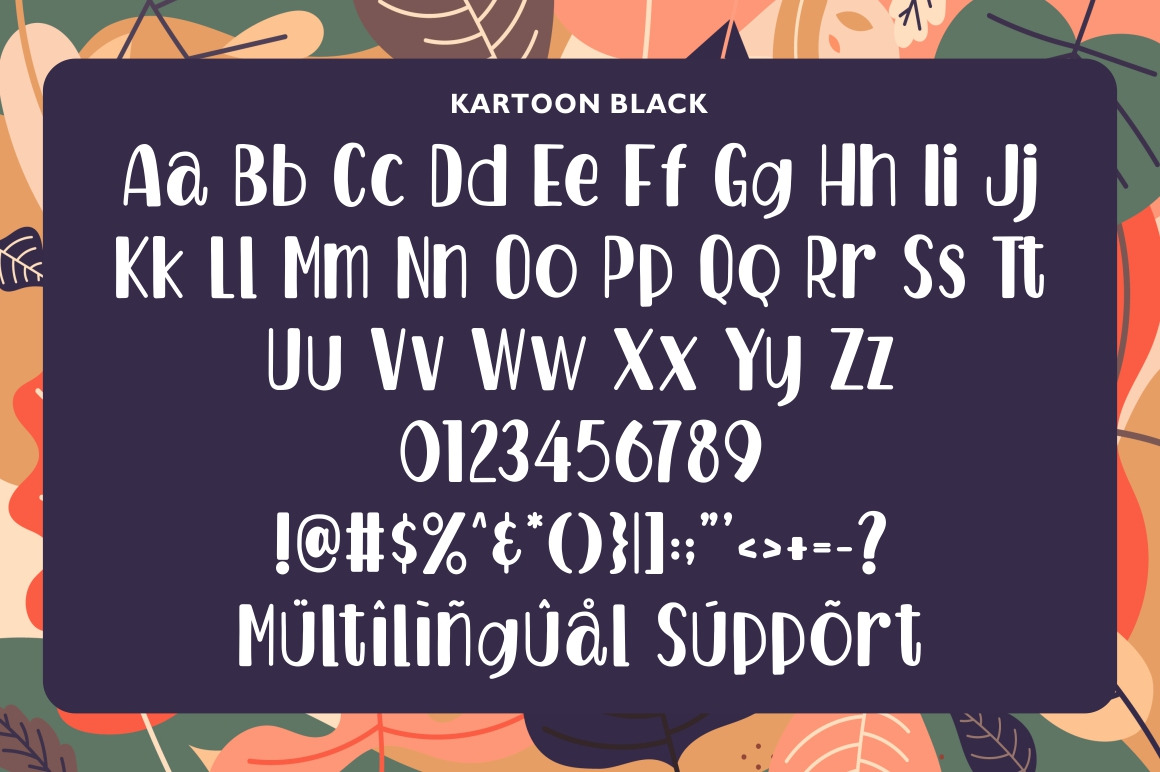Kartoon - Display Font Kartoon - Display Font