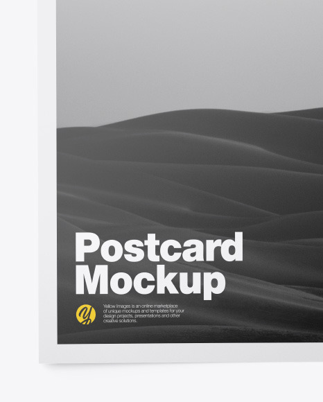 Matte A5 Postcard Mockup