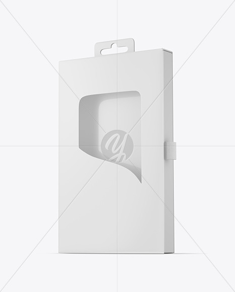 Paper Box with Window Mockup