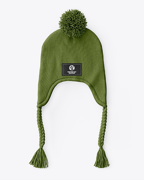 Winter Hat Mockup